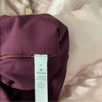 Lululemon Wunder Under 28” Flocked Velvet Tight Leggings Size 4 Maroon Burgundy Photo 8