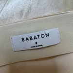 Aritzia Babaton Satin Midi Slip Skirt size 8 Frappe Cream / Denude Butter Yellow Photo 6