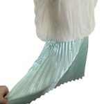 Charlie Holiday Mint Green Pleated Skirt XS Satin Look Midi Party Formal Size 2 Photo 2