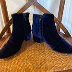 Joie  blue velvet ankle booties size 6/36 Photo 10