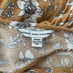 American Eagle  Yellow Floral Halter Romper Size Medium Photo 2