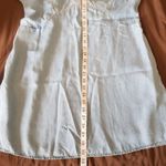 Holding Horses  Dress Anthropologie Sz Small Chambray Embroidered Western Rodeo Photo 13