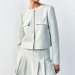 ZARA  High­waist skort skirt with pleats size small Photo 1