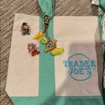 Trader Joe's Mini Pastel Canvas Tote Bag with Toy Story Green Photo 2