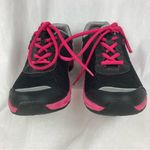 Vionic Alliance Women's Black & Neon Pink Lace Up Athletic Sneakers Size 8 Photo 3