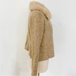 Ellen Tracy faux fur collar cardigan Photo 8