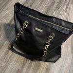 Tahari  Black Tote with Gold Accents Photo 5