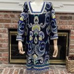 Laundry by Shelli Segal  paisley and floral print knee length dress / 4 / EUC Photo 2