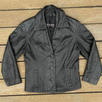wilson's leather Vintage Black  Jacket Blazer Photo 0