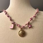 Handmade Vintage Boho Knotting Rope Chain Necklace Starfish Sun Conch Shell Necklace Charm Pearl Pendant Necklace Jewelry Photo 2