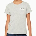 Kate Spade New York Broome Street Heather Gray Owl Stars Cotton Tee Size Large Photo 0