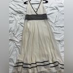Elegant White and Black Women's Dress Size 10 Photo 4