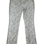 Coldwater Creek  Pants Womens 16 Blue Polka Dot Classic Fit Straight Leg Casual Photo 0