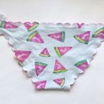 PilyQ NWOT  Reversible Watermelon Scalloped Seamless Bikinis ( full coverage) Photo 2
