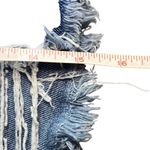 Wild Fable  Blue Denim Distressed Cut Off Mini Skirt Size 4 Boho Country Rodeo Photo 6