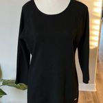 Calvin Klein black lightweight sweater with gold and silver studs NWOT 207 Photo 0