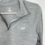 New Balance Women's Heather Gray Quarter Zip Long Sleeve Running Top NWT Photo 8