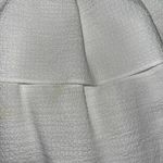 EXPRESS White Off The Shoulder Smocked Bodice Ruffle Tiered Dress Photo 4