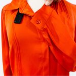 Sachin + Babi 100% silk red tuxedo style blouse Photo 7