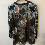 Custo Barcelona  Tiger and floral print 100%Silk tunic dress, long sleeve, size S Photo 2