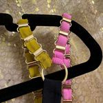 Lila Rose Lily Rose Paradise Black Pink Orange Yellow Gold Plated Chain Triangle Bikini To Photo 7