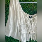 MINKPINK NWT- Revolve WHITE NORAH TOP TIE FRONT | Sz Lg | Made in Australia Photo 12