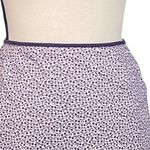 J.Crew Vintage purple and white 100% cotton skirt with POCKETS. Size 14. EUC Photo 1