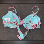 Liz Claiborne Blue floral bikini top by Photo 2