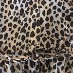 Lottie & Holly Dress Leopard Print w/ Black Collar Sz L NWT Photo 3