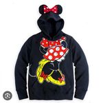 Disney  Parks Minnie & Mickey Black Ears Hoodie set size Medium Photo 0