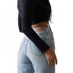 PacSun  Straight Leg Jeans Stretch Curve Light Indigo Size 23 Photo 4