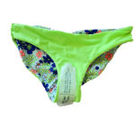 New Cyn & Luca Small bikini swim string bottom floral teal medium coverage‎ Blue Photo 7