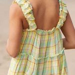 Anthropologie By  Ruffled Plaid Babydoll Dress Photo 1