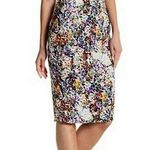 Black Halo  Sullivan Floral Sheath Dress Painted Meadow 0 Photo 0