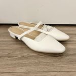 Lulus  Lewlen White Ballet Heel Sandals Size 7 Photo 3