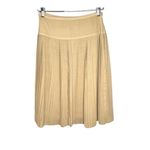 Club Monaco  brown & white pleated polka dot flowy boho skirt women size 2 Photo 1