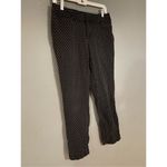Faded Glory  The Parker Pants Black Polka Dot Slim Straight Fit Stretch 8 Photo 2