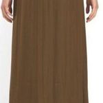 Philosophy New NWT Womens Long Skirt Brown Bronze S Shimmer Flowy Maxi Pull on Photo 1