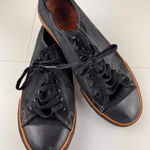 Harley Davidson Zia Black Suede Lace Up Low Top Sneakers Shoes Size 9.5 Photo 0
