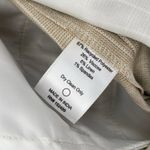 Amour Vert NWT Women’s Pleated Wide Leg Trouser | Sz 8 | Natural (Tan) Striped Photo 14