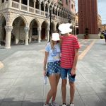 7 For All Mankind Polka Dot Jean Shorts Photo 4