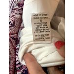 SAVANNA JANE Frilly Patchwork Print Mini Dress Size Medium M Long Sleeve Purple Photo 3