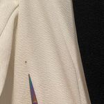 Ninexis White Black Lapel Lightweight Button Ruched 3/4 Sleeve Blazer Size M Size M Photo 4