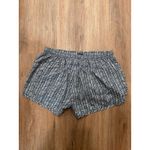 Athleta  Women's Medium Running Shorts Blue White Athletic‎ Gym Workout Photo 2