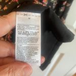 Old Navy  Womens Top Dress Medium Black Floral Paisley Ruffle Long Sleeve Photo 10