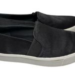 Vince  Women’s Size 7 Charcoal Gray Black Warren Calf Hair Slip On Sneakers Shoes Photo 6