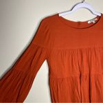 Madewell Cottagecore Button Back Tiered Flare Boho Swing Top Photo 3