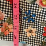 ZARA Off The Shoulder Gingham Floral Ruffle Dress Photo 7