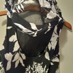 Sandra Darren  12 Silk Floral Sleeveless Crystal Beaded Embellished Top Photo 5