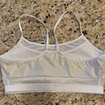 Victoria's Secret Sport White shimmer Glitter sports bra size 'medium Photo 1
